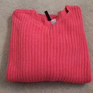 Coral sweater
